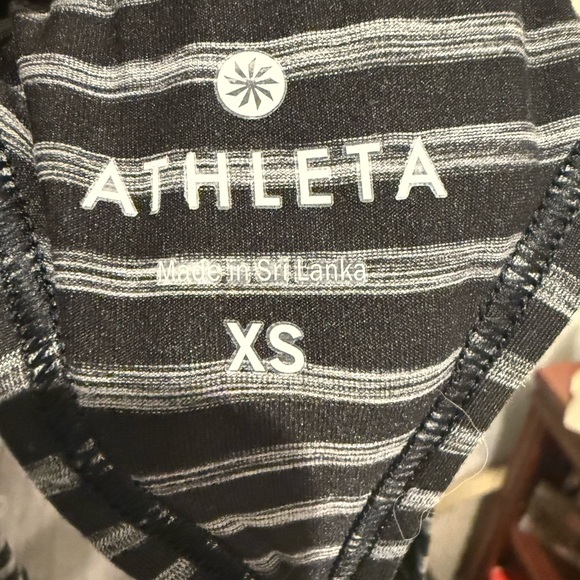 Athleta Black and Gray Striped Tank Top - Picture 6 of 6